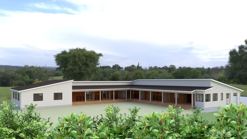 「ユーカリしぜんのこほいくえん」イメージパース