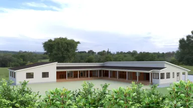 「ユーカリしぜんのこほいくえん」イメージパース