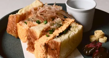 はんなり京都を感じるだし巻きデニッシュサンド