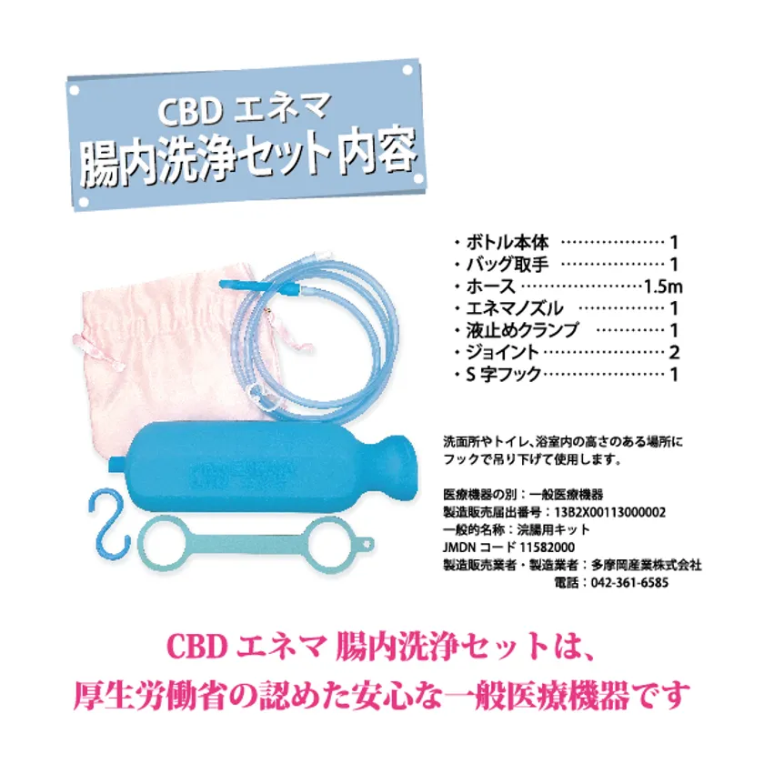 CBDエネマ(腸内洗浄Set)　内容