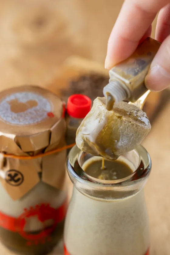 静岡ほうじ茶プリンDX 500円