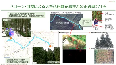 無線型RTKとドローンによる地上検証写真