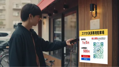 利用イメージ(飲食店の駐車場)