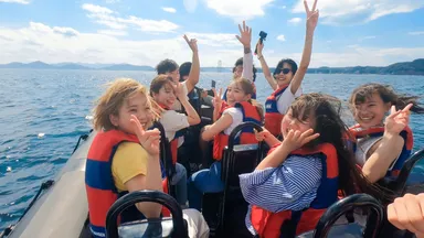 無料の乗船写真サービス