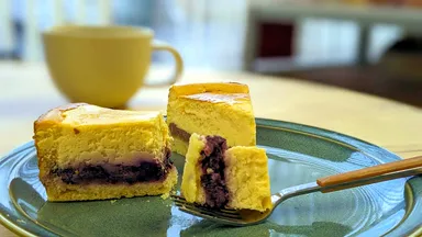 米粉の発酵チーズケーキ