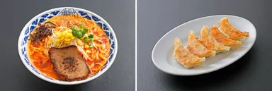 Vegan Miso Spicy RamenとVegan餃子