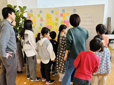 作詞作曲ワークショップでの様子(アウトプットの様子)