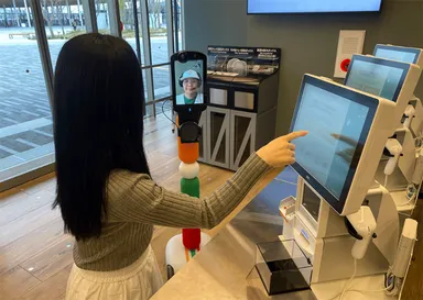 図4　遠隔接客の様子