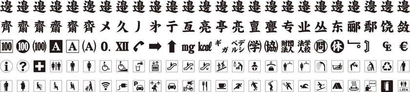 DynaFont外字マエストロ特徴その1