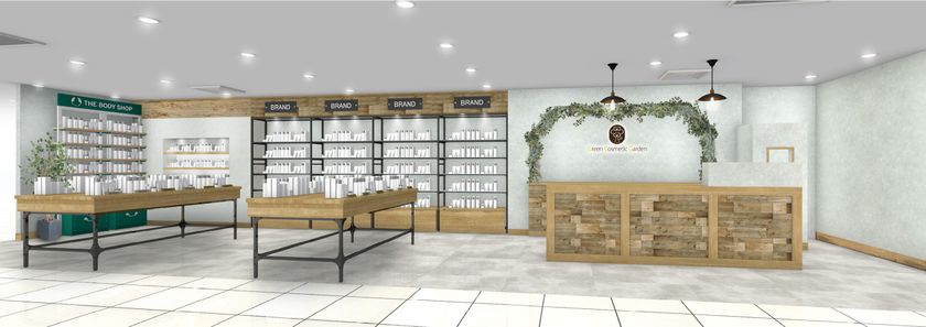 近鉄百貨店四日市店 1階に新コスメゾーン
「グリーンコスメティックガーデン」4月30日(水)オープン!