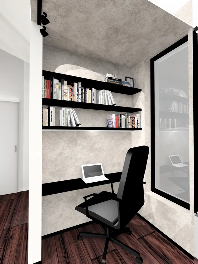 2階書斎 イメージパース