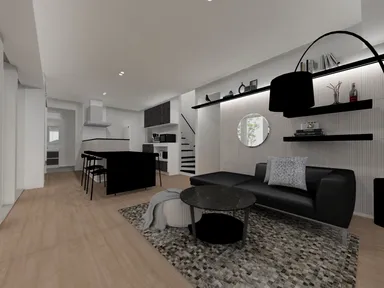 1階LDK　イメージパース