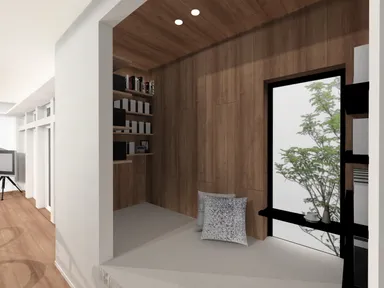 1階ヌック　イメージパース