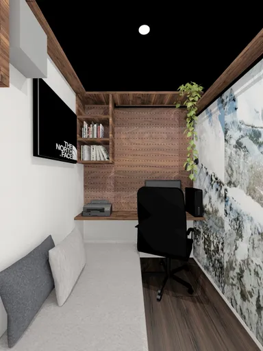 2階3帖部屋　イメージパース