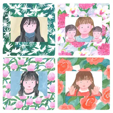 テキスタイルデザイナー中澤楓による似顔絵会