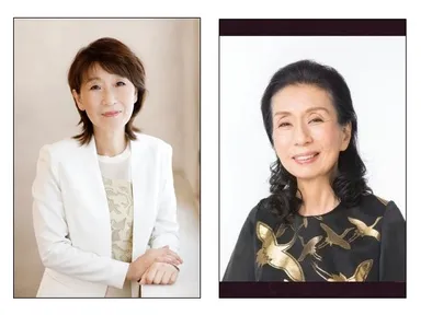 【左】イベント講師／杉山幸恵(着付け師・和装スタイリスト)　【右】イベント講師／若槻せつ子(ファッションディレクター)