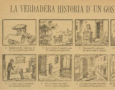 カタルーニャで発達した絵物語「AUCA(アウカ)」はコマを追ってストーリーが展開する