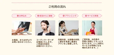 ご利用の流れ