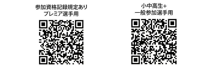 17日公式試合 参加申し込みフォーム(プレミア選手用)/17日公式試合 参加申し込みフォーム(小中高生+一般参加選手用)