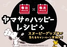ヤマサのハッピーレシピ　毎日＆毎月チャンスキャンペーン
