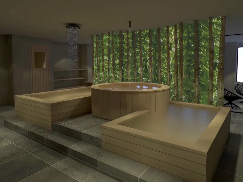 美泡風呂・美泡水風呂イメージ図