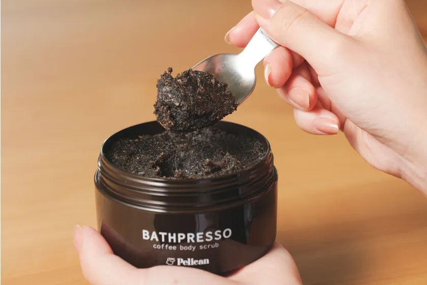 本物のコーヒー素材を活用!持続可能な社会に貢献した、ボディスクラブ