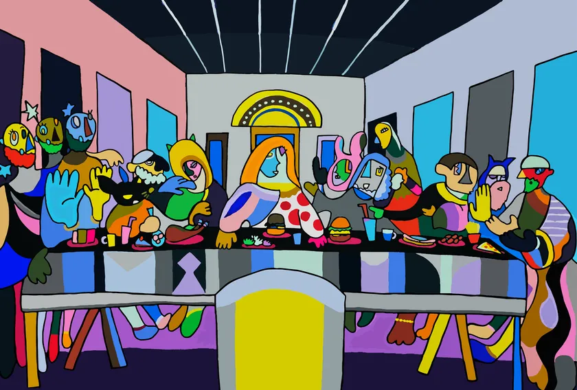 原画「NO LAST SUPPER(最後じゃない晩餐)」