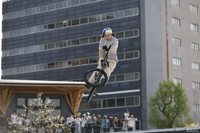 中村 輪夢選手競技風景