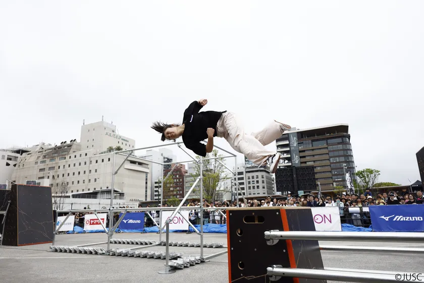 パルクール競技風景