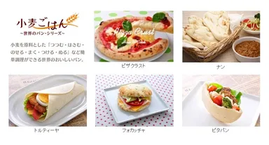 小麦ごはん～世界のパン・シリーズ～