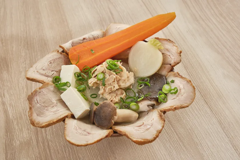 お野菜ゴロゴロ豚汁定食 チャーシューマシマシ