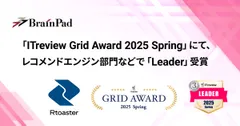 「ITreview Grid Award 2025 Spring」にて、 レコメンドエンジン部門の最高位「Leader」を3年連続受賞