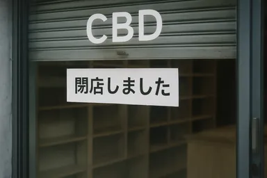 閉店したCBDショップ