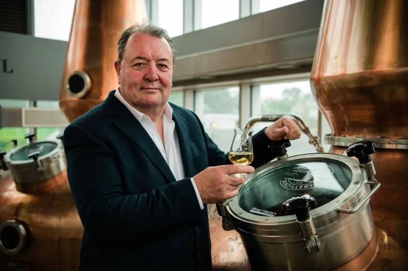 クロナキルティ蒸留所設立者・マイケル氏