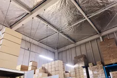 遮熱レスキューを施工した倉庫