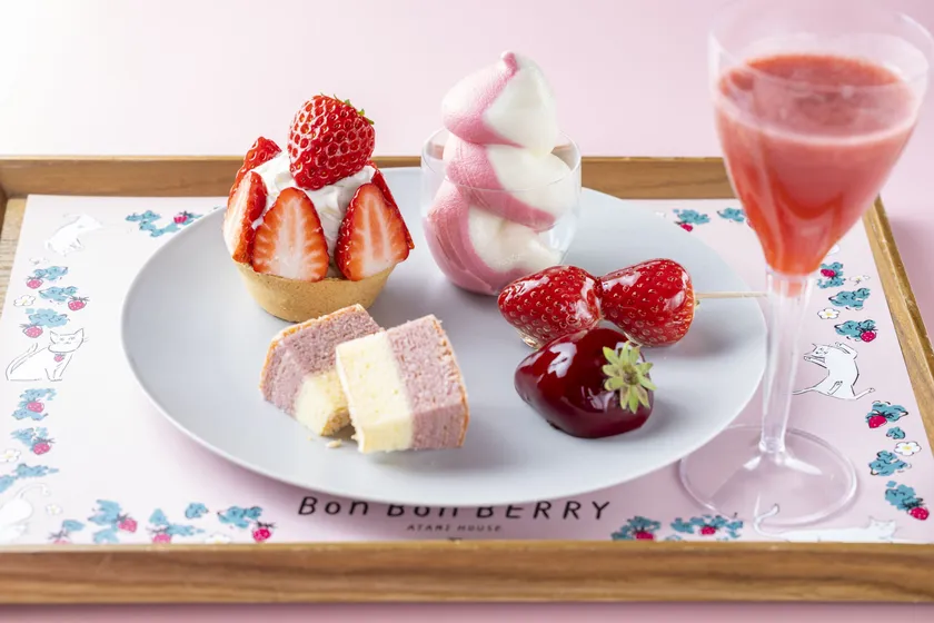 【限定メニュー】6種のいちごスイーツプレート