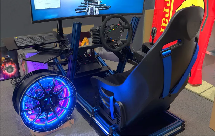 オリジナルデザインPC・レーシングシミュレーターのワンオフ制作例