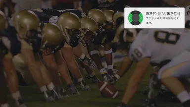 アプリ画面 - 放送中の番組も視聴可能