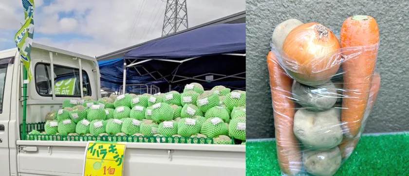 メロンの軽トラ市＆詰め放題※写真はイメージ