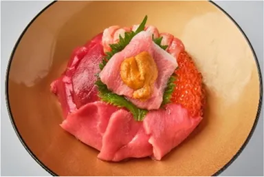 本マグロてっぺん丼