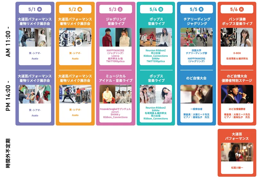 GW期間中のイベントについて