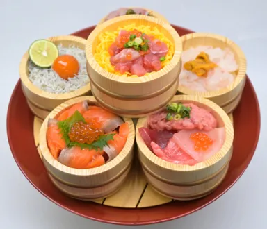 3周年記念　6種の海鮮桶丼