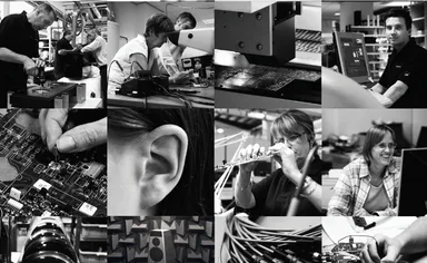 メリディアン　ハンドメイド生産ライン