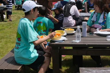 ゴール後の夕張メロン(半玉)