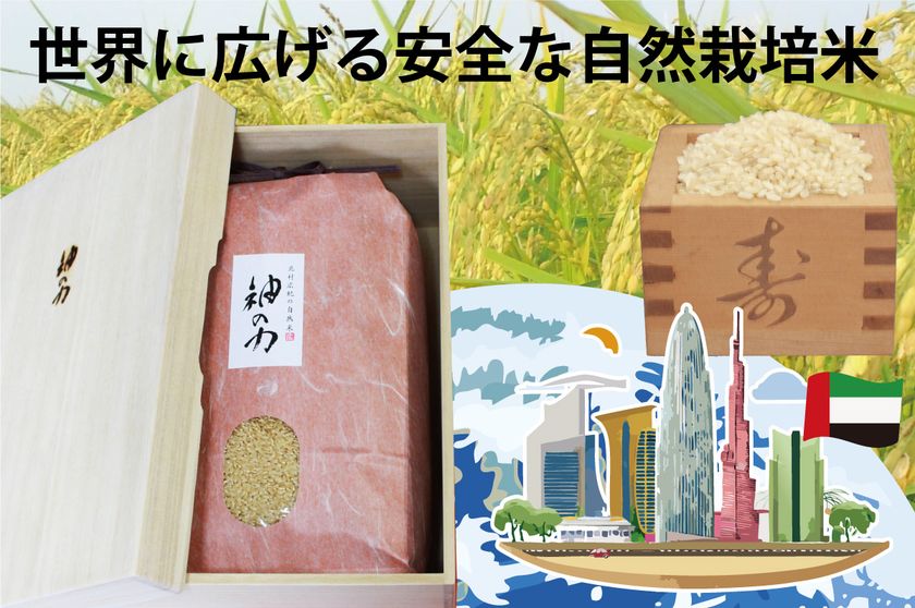 【自然の力で世界を健康に】ドバイ展示会への挑戦　
4月2日にクラウドファンディングを開始～5月19日