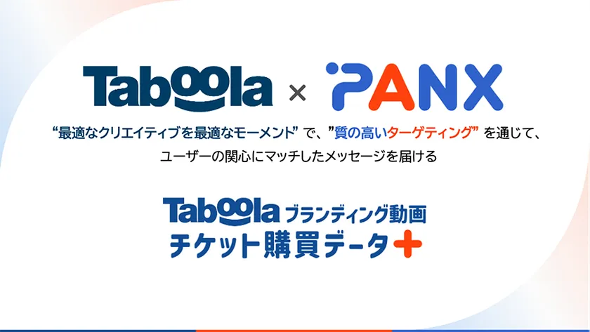 Taboola ブランディング動画 チケット購買データ+