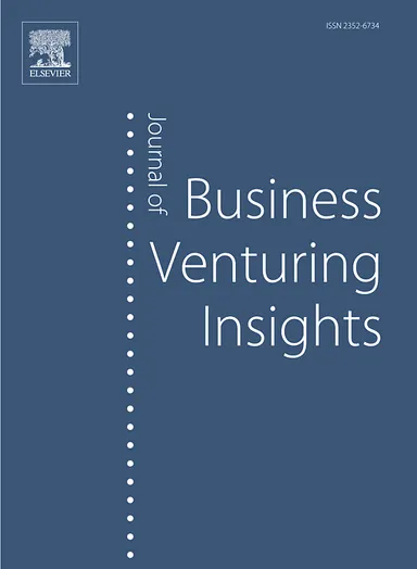 論文が掲載されたJournal of Business Venturing Insights