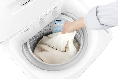 全自動洗濯機5.5kgクラスでは国内初!液体洗剤・柔軟剤 「自動投入 全自動洗濯機5.5kgクラスでは国内初!液体洗剤・柔軟剤 「自動投入