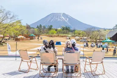 大山わんちゃんマルシェの様子