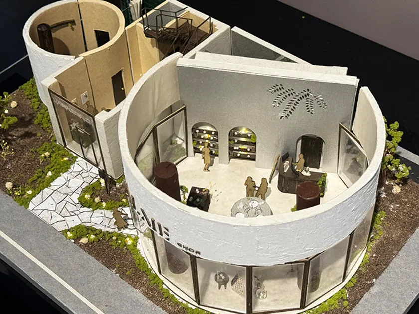 2024年に実施した塩見研究室の展示模型